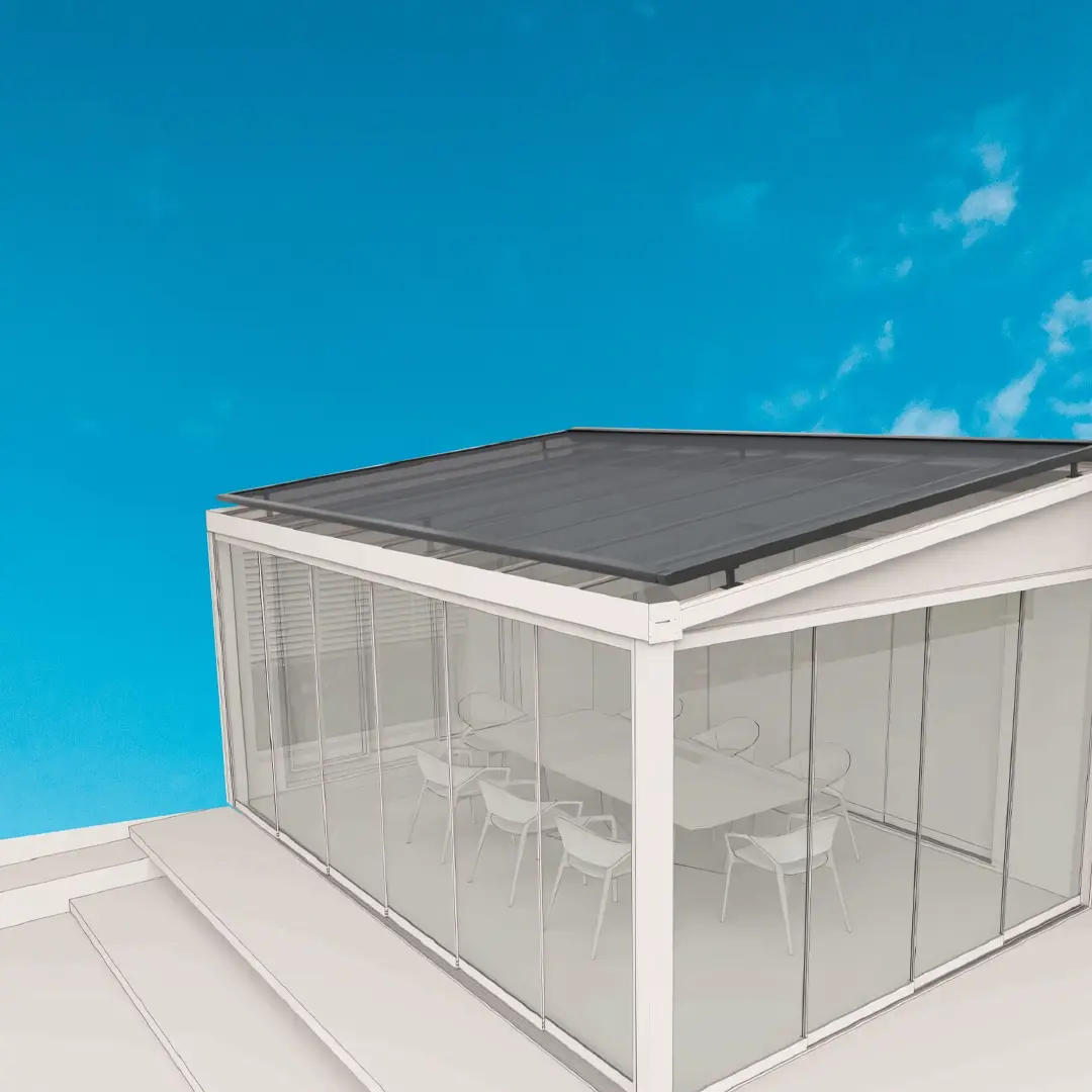 Horizontal Fabric Retractable Curtains